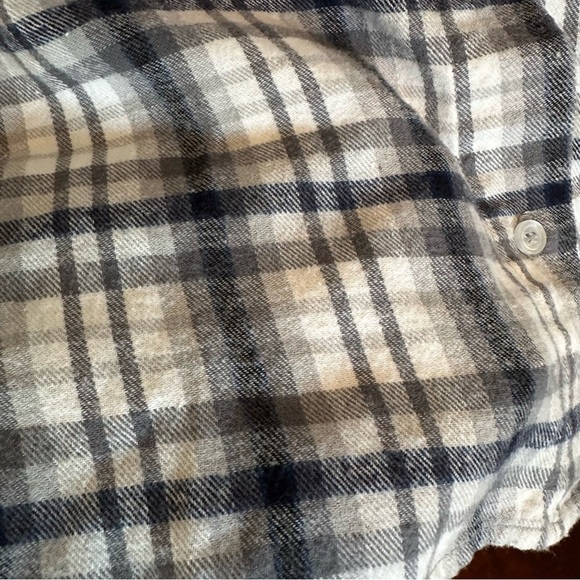 Soul Cycle Cotton Unisex Men’s Women’s Plaid Flannel Button Down Shirt Patches S - Picture 7 of 10